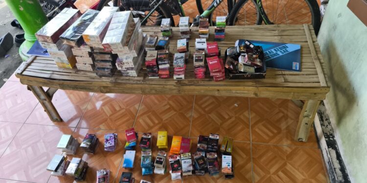 Rokok Tanpa Cukai Disita di Kediri, Kerugian Negara Miliaran