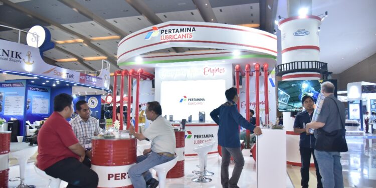 pertamina lubricants hadir di inamarine 2025 dukung efisiensi operasional industri maritim nasional