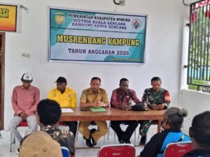 Dukung Program Pemerataan Pembangunan, Babinsa Koramil 1710-03/Kuala Kencana Hadiri Musrenbang Tingkat Kampung TA 2026 16 IMG 20251009 WA0033